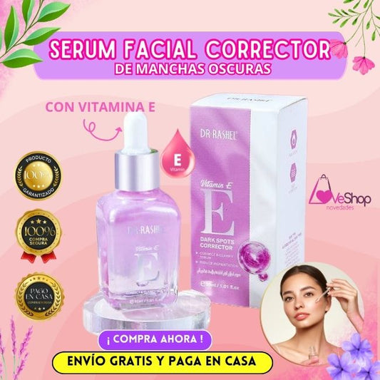 SERUM CORRECTOR DE MANCHAS DE VITAMINA E DR RASHEL