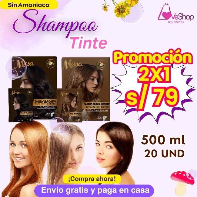 SHAMPO TINTE SACHET X10 UNI MUSA