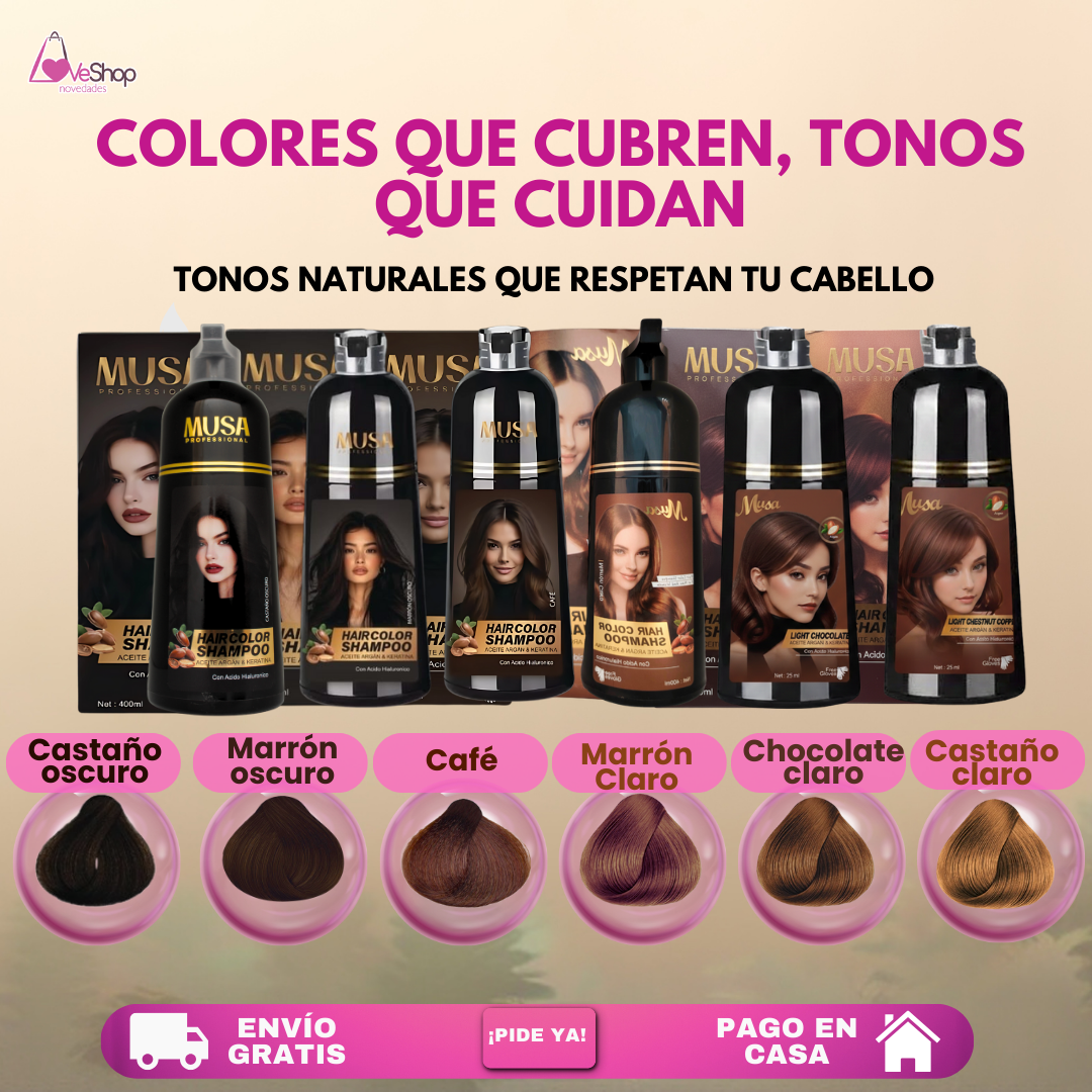 TRÍO COMPLETO (SHAMPOO TINTE + SHAMPOO ROMERO + TÓNICO CAPILAR )