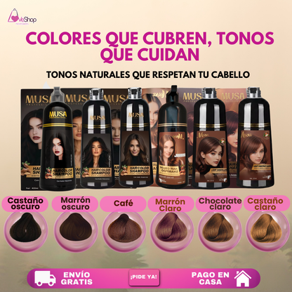 TRÍO COMPLETO (SHAMPOO TINTE + SHAMPOO ROMERO + TÓNICO CAPILAR )