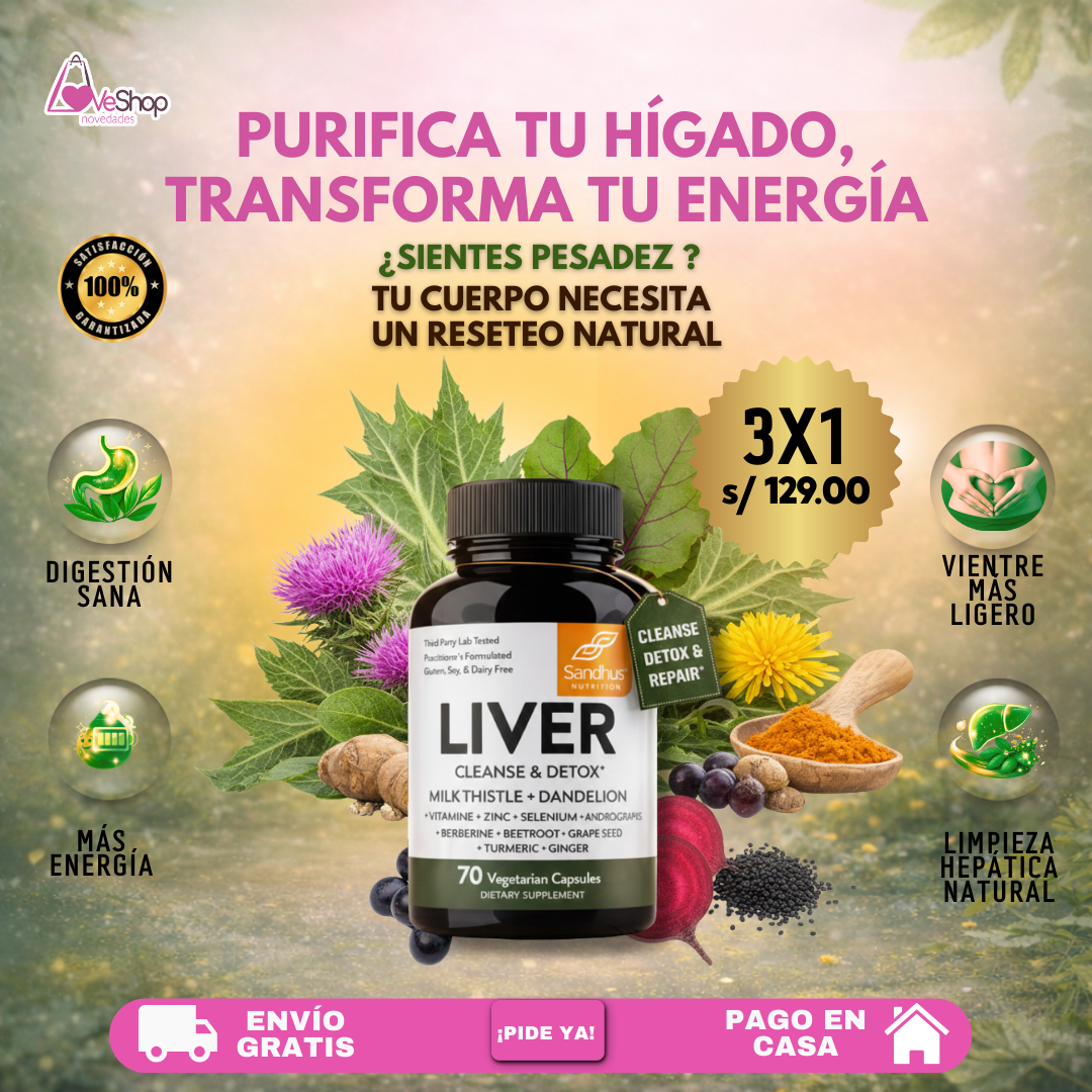 LIVER CLEANSE DETOX ( DESINTOXICA TU HÍGADO NATURALMENTE)