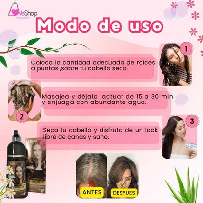 SHAMPOO TINTE CUBRE CANAS