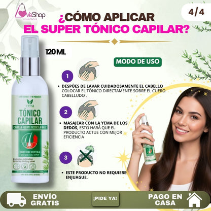 TÓNICO CAPILAR ANTICAÍDA DE 120 ML